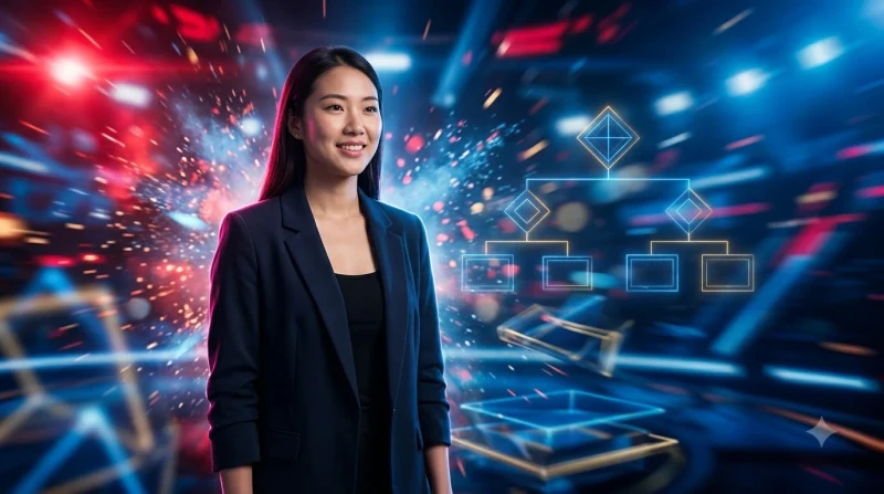 ban-choi-phom-voi-cac-bo-bai-duoc-sap-xep-va-chip-vang-tren-nen-toi-sang-trong Bàn chơi phỏm với các bộ bài được sắp xếp và chip vàng trên nền tối sang trọng
