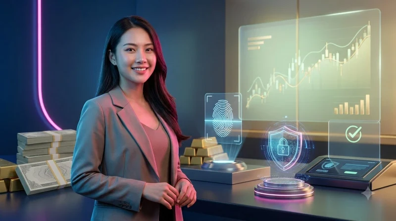 ban-tay-go-tren-ban-phim-voi-bieu-tuong-van-tay-va-mat-khau-bao-mat Bàn tay gõ trên bàn phím với biểu tượng vân tay và mật khẩu bảo mật
