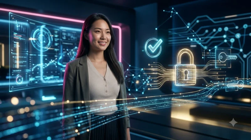 Biểu tượng bảo mật cho quá trình đổi và khôi phục mật khẩu