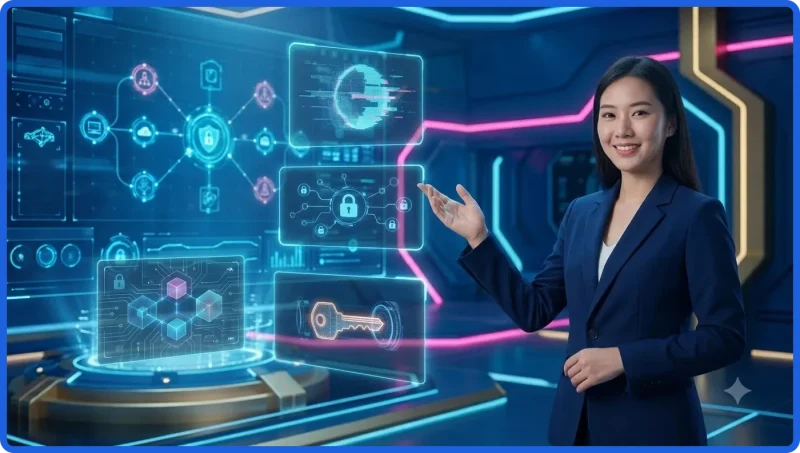 Minh họa lỗi giao dịch nền tảng trực tuyến với biểu tượng cảnh báo màu đỏ trên màn hình kỹ thuật số