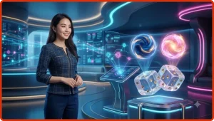 Tổng quan luật chơi Rồng Hổ và Tài Xỉu F8BET với hình ảnh bài và xúc xắc cách điệu